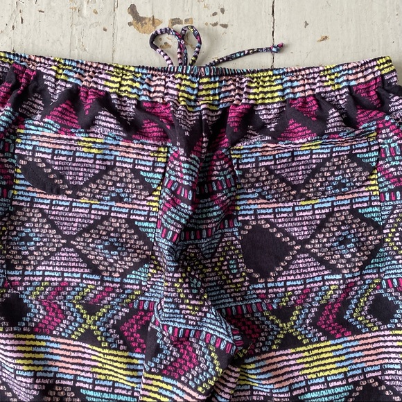 Vanilla Star Abstract Tribal Lounge Pants - Picture 4 of 8